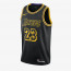 BAJU BASKET NIKE LeBron James LA Lakers Black Mamba Edition Swingman Jersey	
