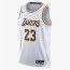 BAJU BASKET NIKE Lebron James Los Angeles Lakers Association Edition Swingman Jersey