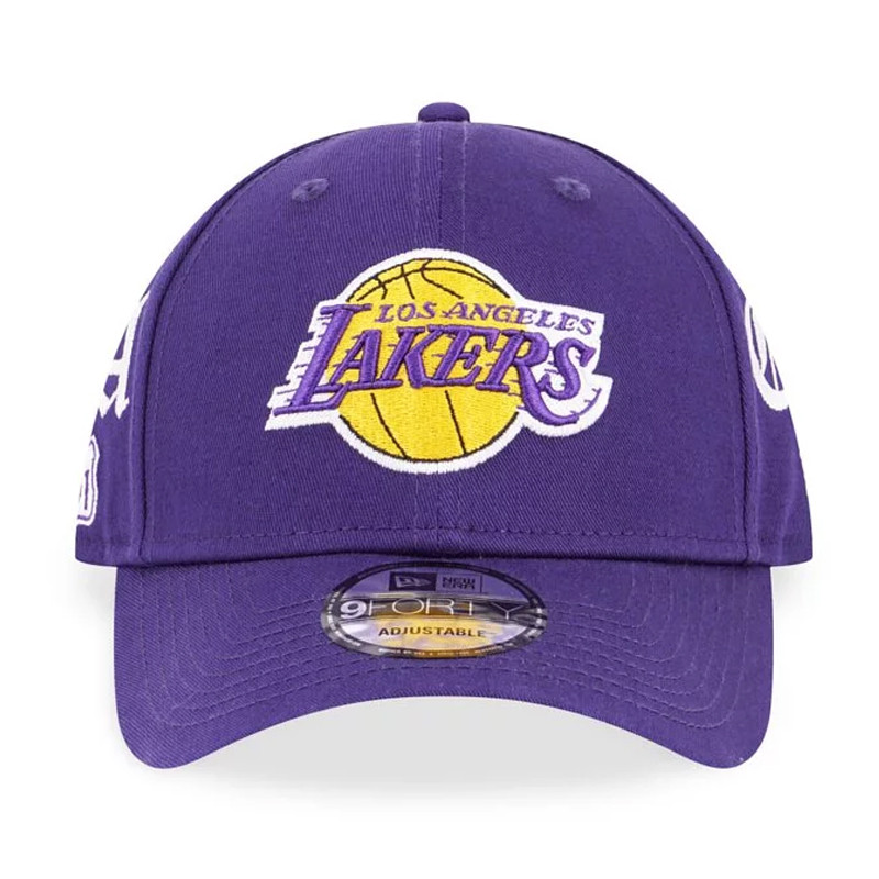 TOPI BASKET NEW ERA Los Angeles Lakers 940 Team Multi Logos Cap