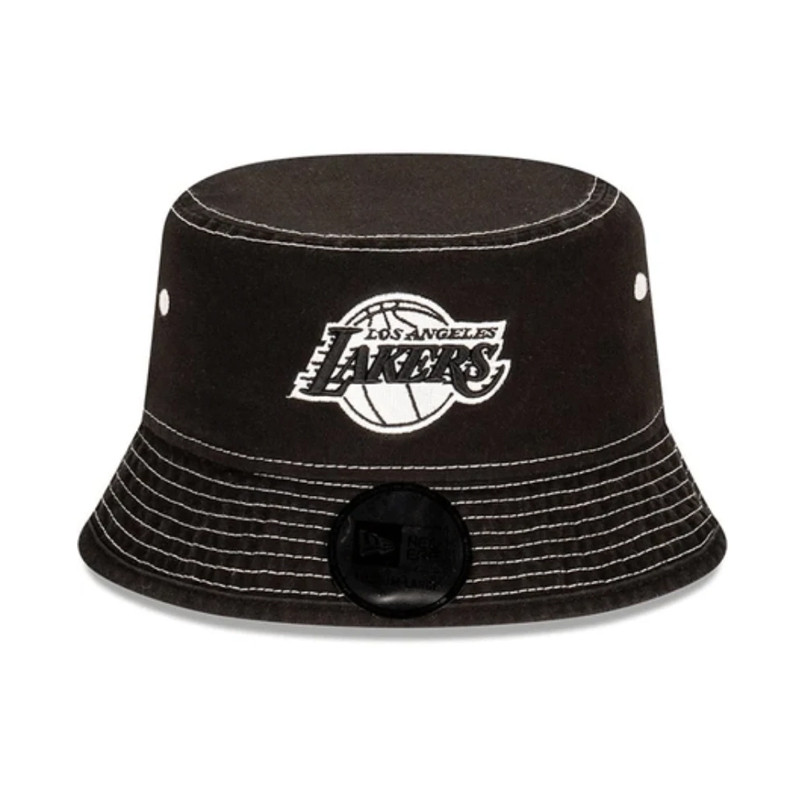 TOPI SNEAKERS NEW ERA LOS ANGELES LAKERS CONTRAST STITCH BUCKET