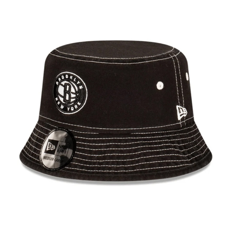 TOPI SNEAKERS NEW ERA Brooklyn Nets Contrast Stitch Bucket Cap