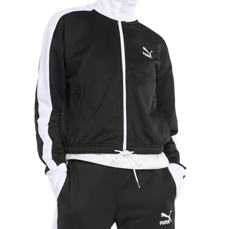 BAJU SNEAKERS PUMA Wmns Iconic T7 Cropped Jacket