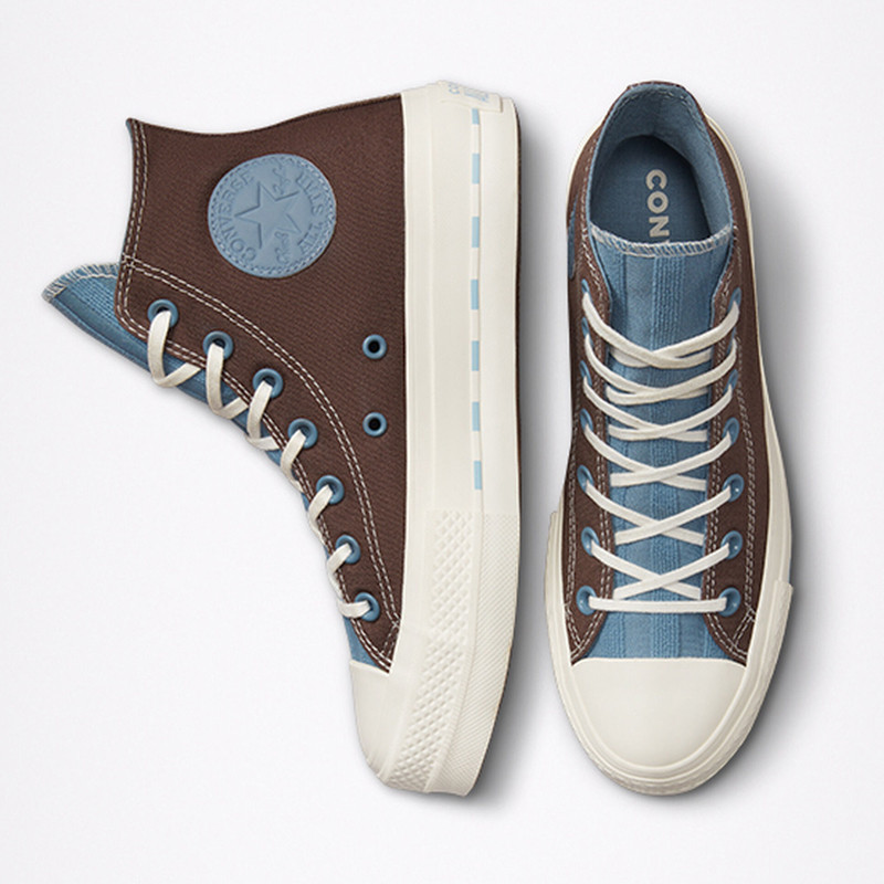 SEPATU SNEAKERS CONVERSE Chuck Taylor All Star Lift Platform Crafted Canvas