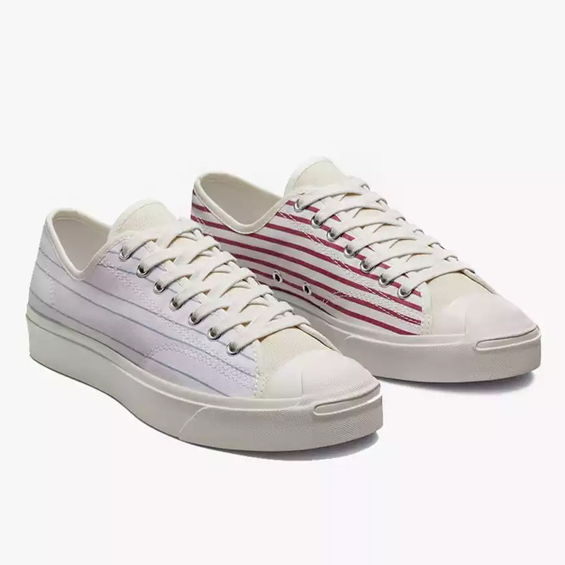 SEPATU SNEAKERS CONVERSE JACK PURCELL BEYOND RETRO UPCYCLED STRIPES