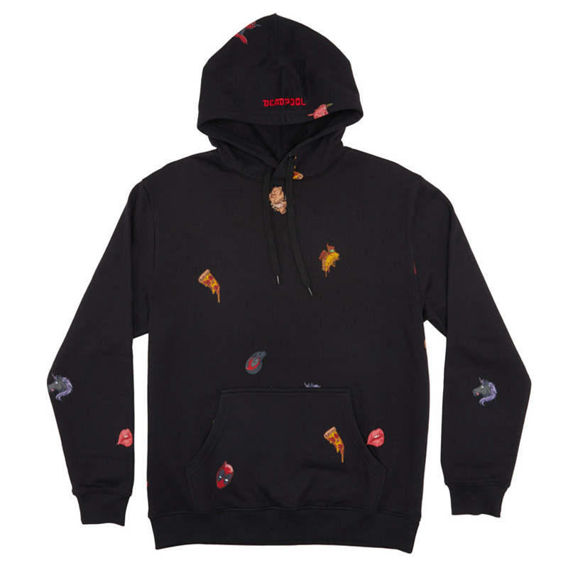BAJU SNEAKERS DC SHOES MARVEL DEADPOOL X DC ALL OVER PULLOVER Hoodie