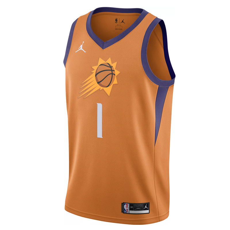 Jual Baju Basket Pria Air Jordan Devin Booker Phoenix Suns Statement Edition Swingman Jersey 