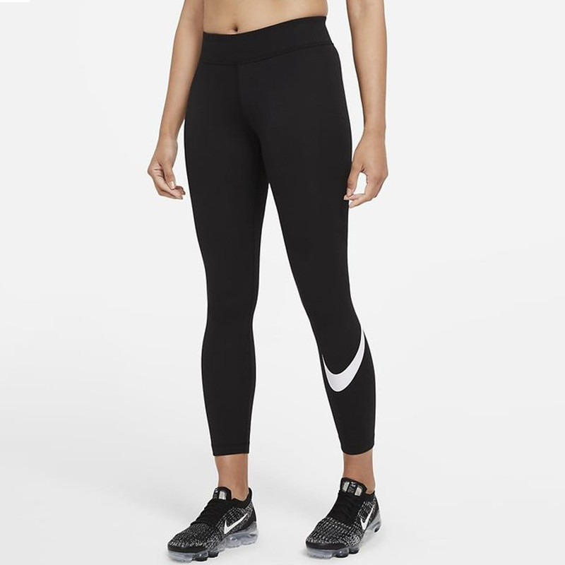 Celana Training Nike Dri-fit Women Swoosh Trousers Black- Dm7772-010 - S