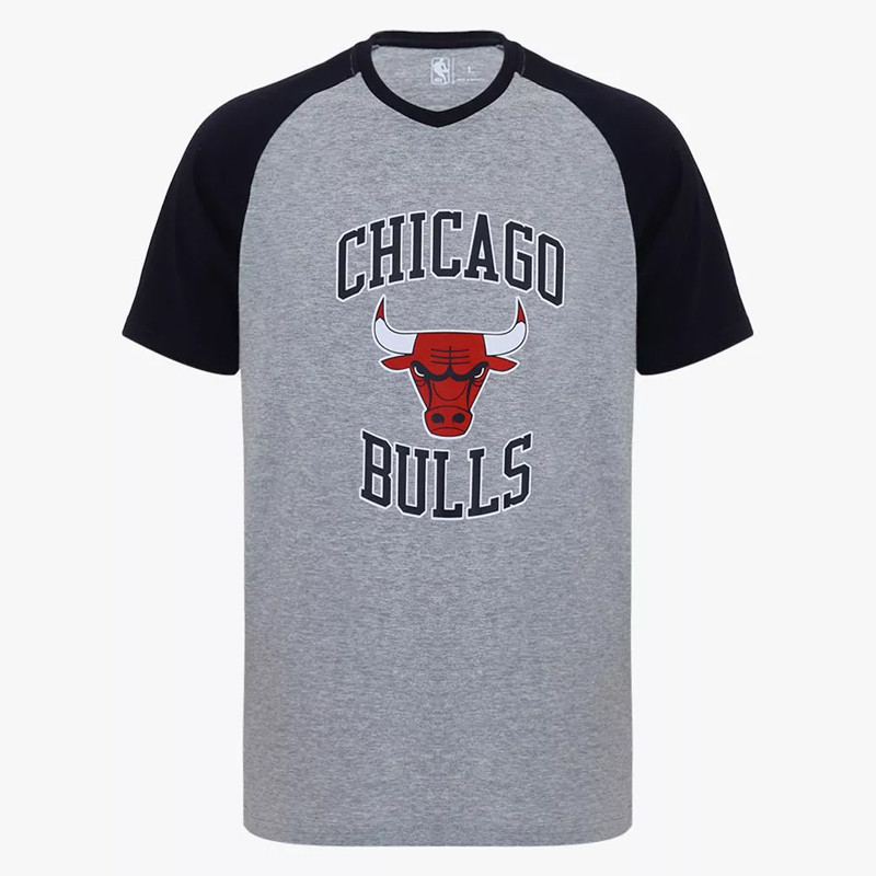 BAJU BASKET NBA Short Sleeve Tee Raglan Print Chicago Bulls