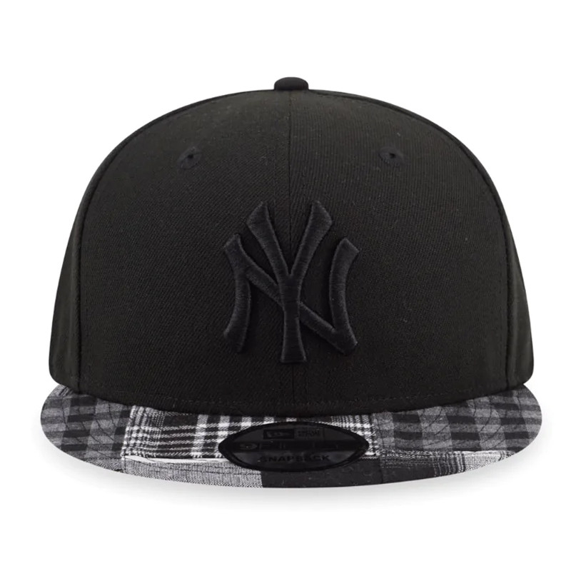 TOPI SNEAKERS NEW ERA 9FIFTY NEW YORK YANKEES CHECK PATCHWORK SNAPBACK